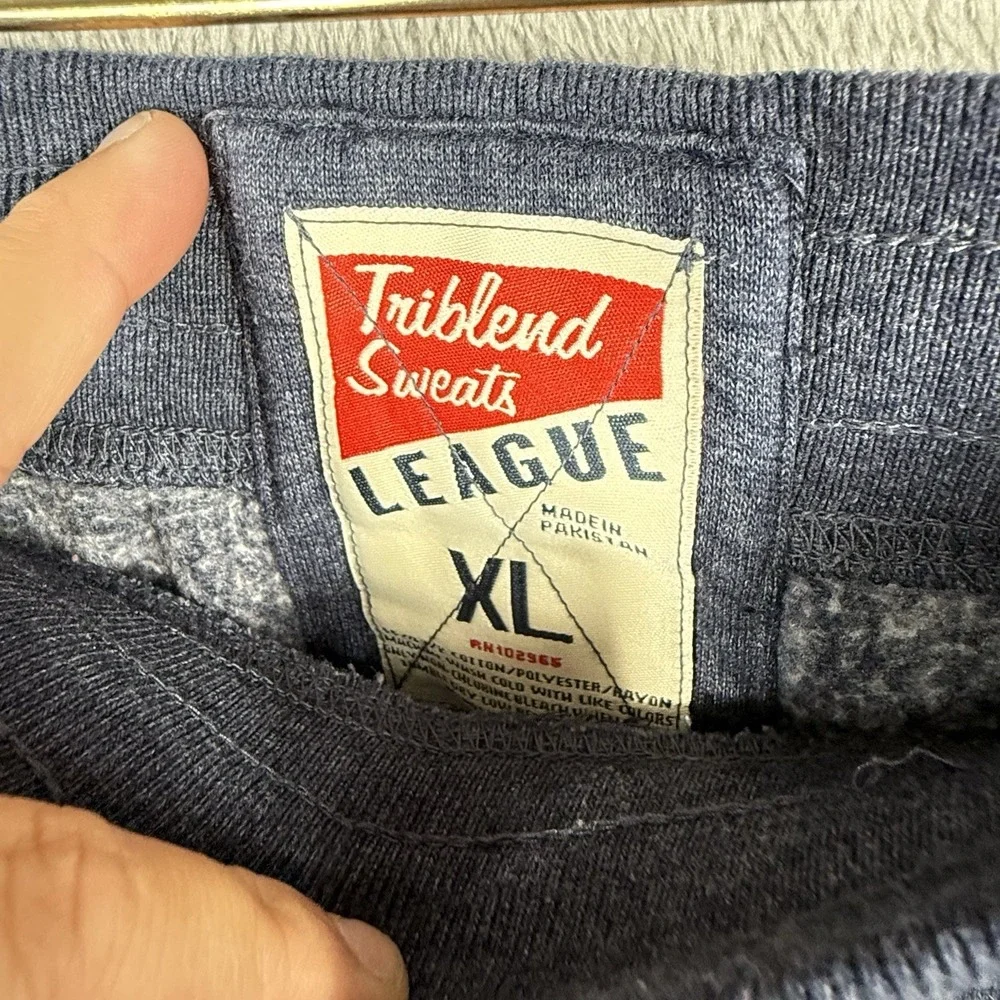 League Butler University Sweatpants Men XL Heather Blue Triblend Tapered Joggers